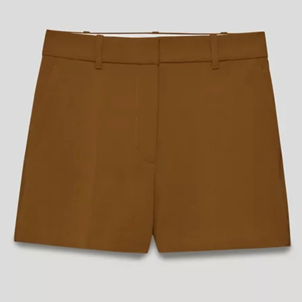 Aritzia Wilfred Anthem Shorts- Foxfire Brown, 8, NWT